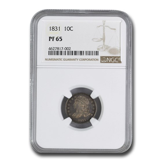 1831 Capped Bust Dime PF-65 NGC 1831 Capped Bust Dime PF-65 NGC